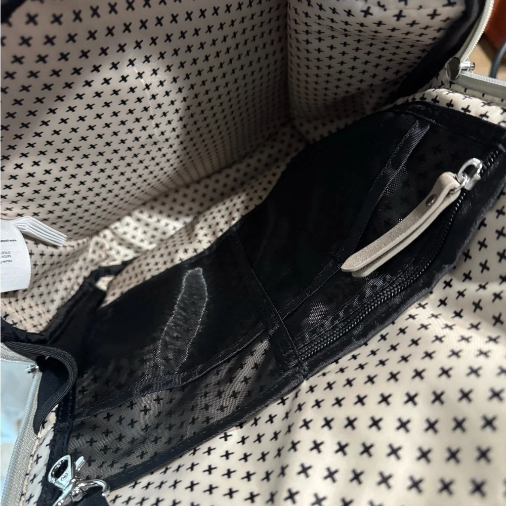 Petunia Pickle Bottom‎ Gray Diaper Backpack Baby Bag Hospital Bag